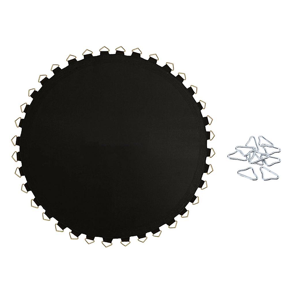 Trampoline Mat 12ft Round Frame Bounce Bed Pad & V Ring Hook 8ft-84 Buckles