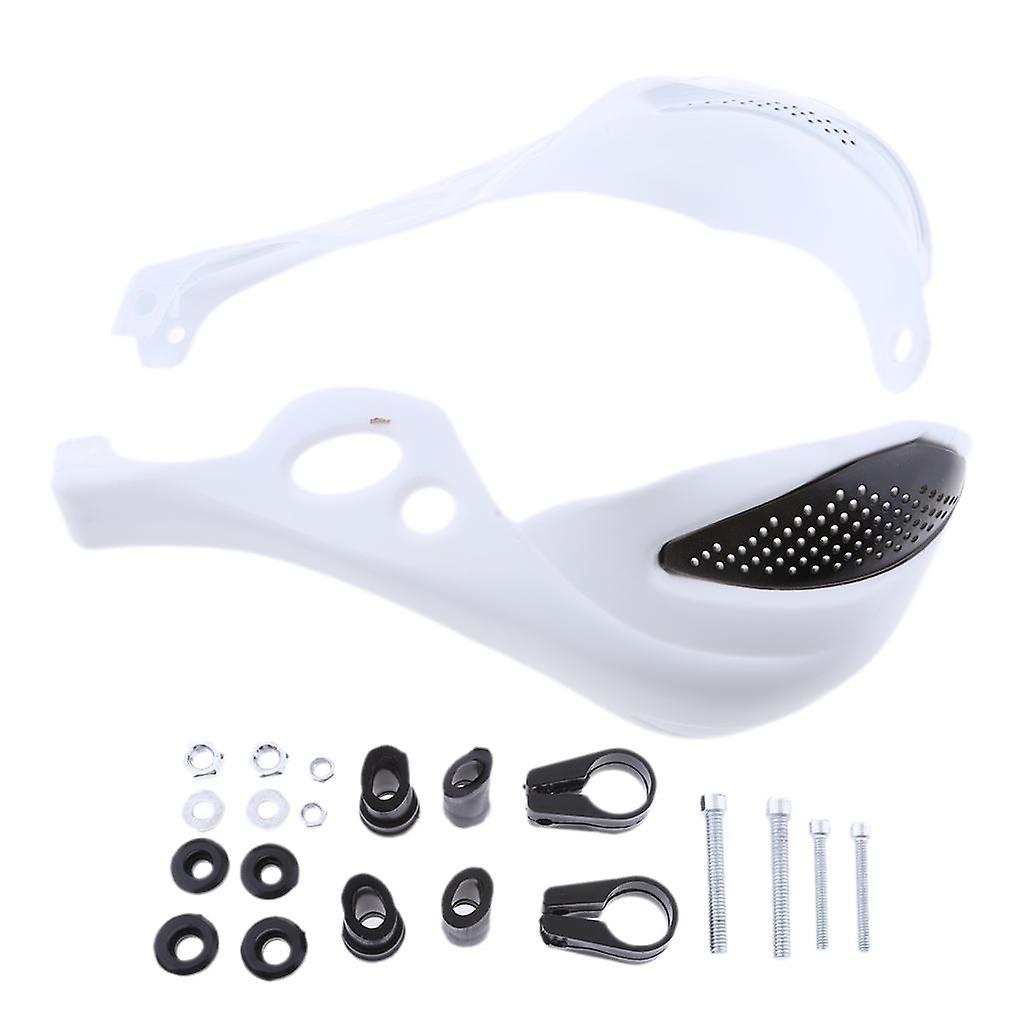 Brush Handguard Raptor Kit Hand Guards 7/8" for YZ WR XR DT KLX CRF White
