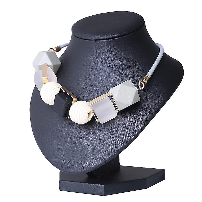 Mode Bois Pendentif Collier Bijoux