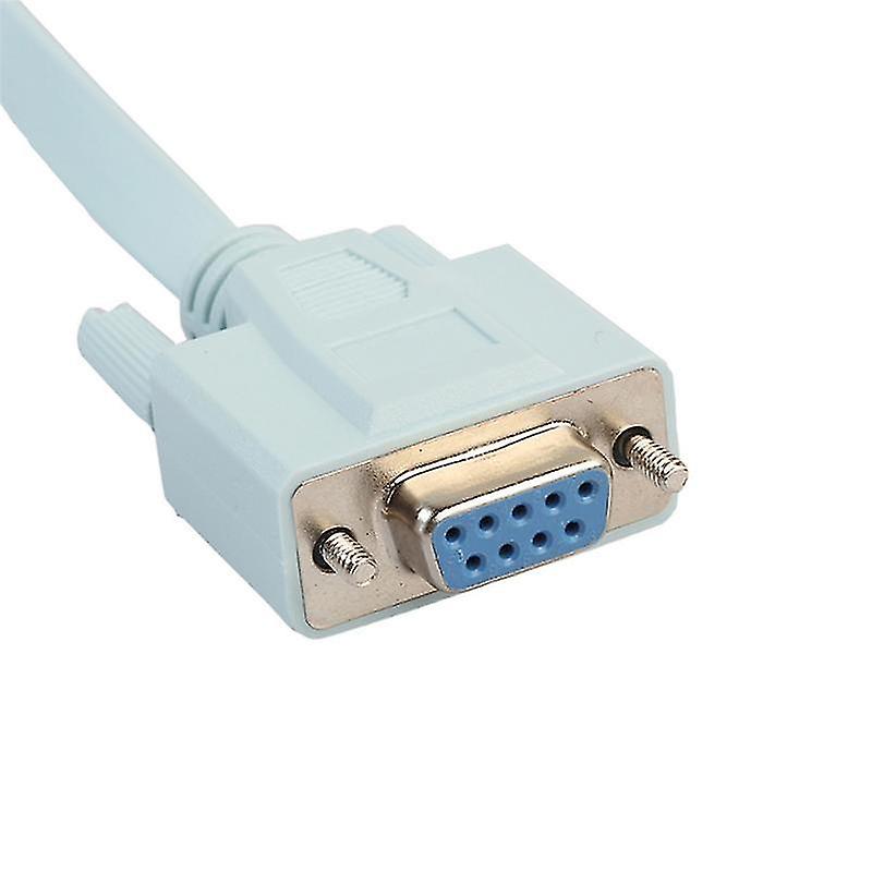 Câble de console USB Rj45 Cat5 Ethernet vers Rs232 Db9 Com Port Serial Female Routers Network Adapter Ca