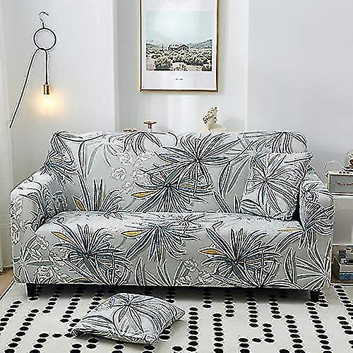 Stretch Sofa Cover 1 2 3 4 Seater With Armrests, Living Room Stretch Cover Spandex Slipcovers Decor,