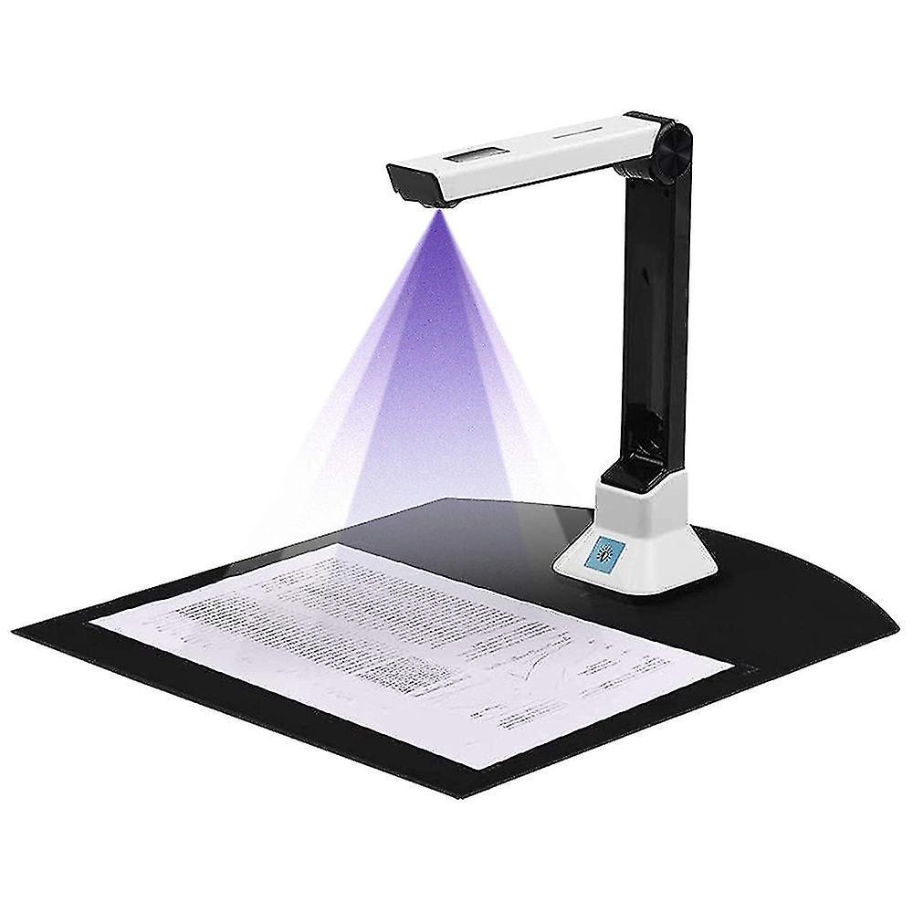 Document Camera for Teachers, Portable Usb Document Camera Scanner with Stand 8mp Hd A4 Cam Photo S