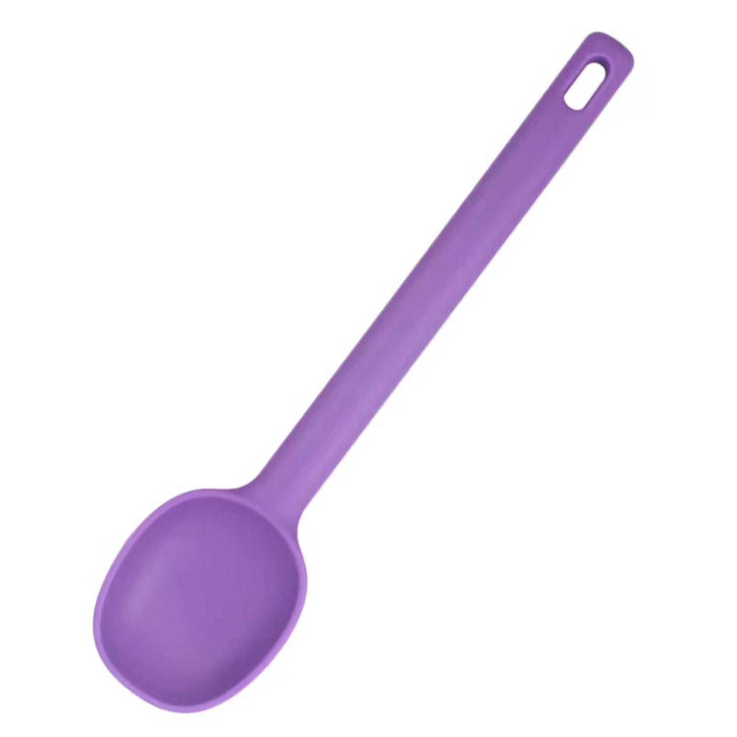 Mixing Spoon Integrate Handle Universal Ice Cream Cake Silicone Spoon Scraper Spatula Kitchen Tool