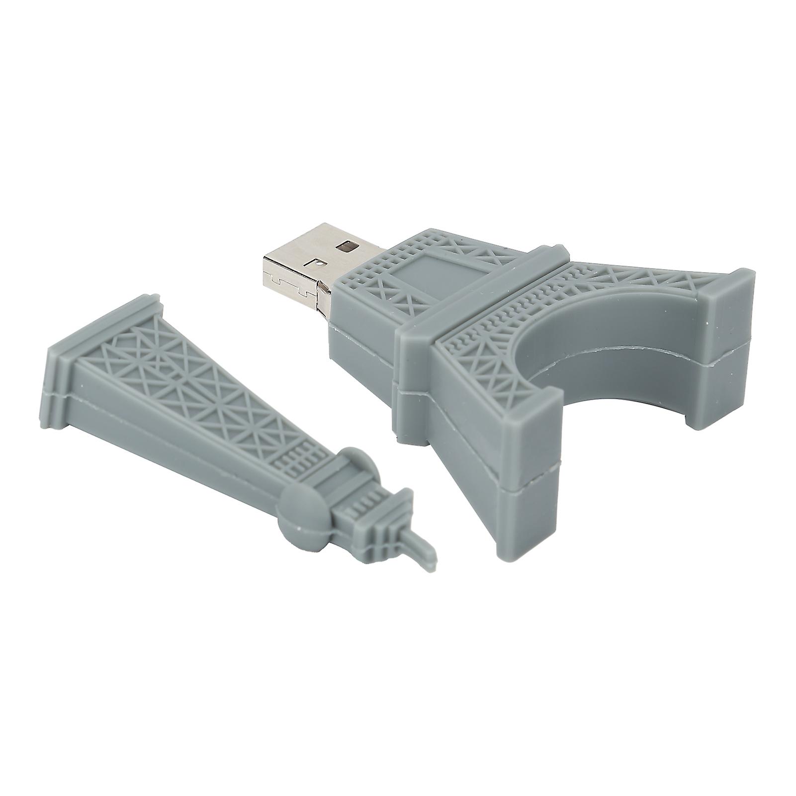 Unique Tower Shape 64GB Silicone USB Flash Drive Portable Stick