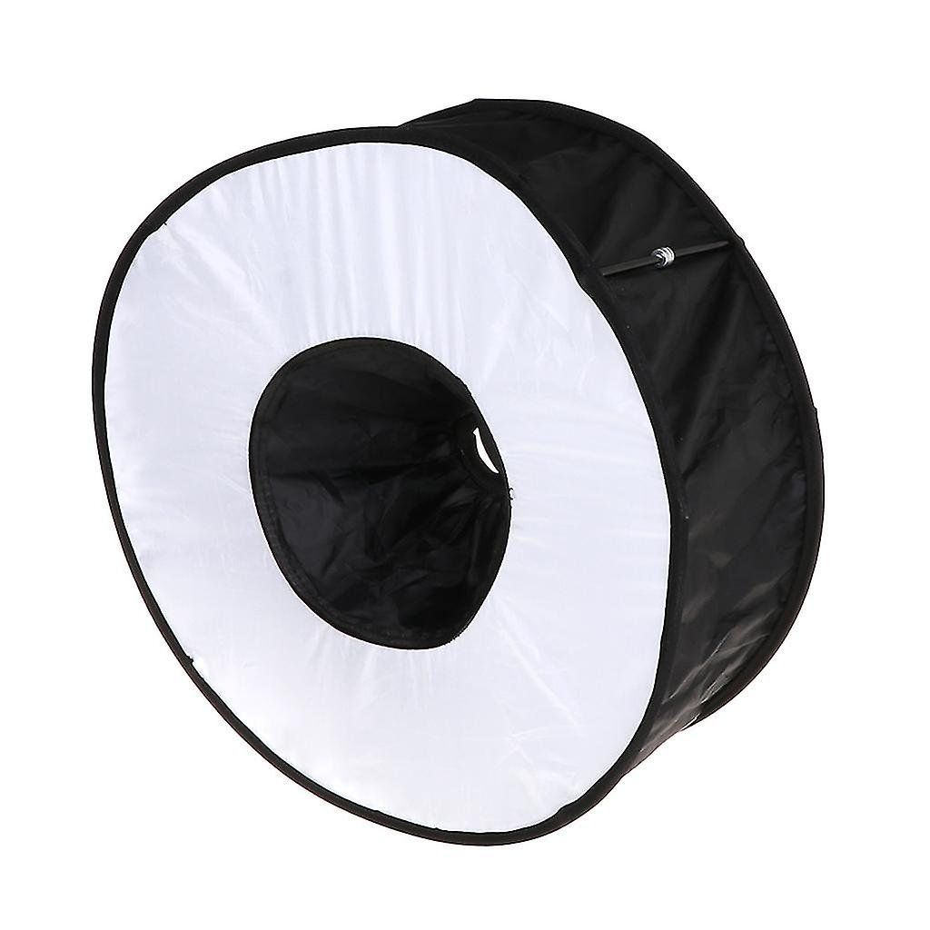 Ring Softbox Speedlight Round Style Flash Light Shoot Soft Box Foldable Soft Fla