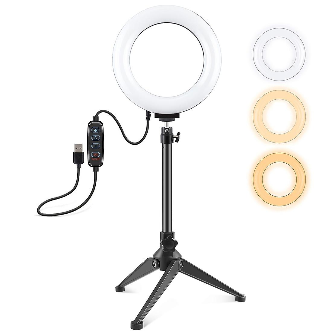PULUZ 6.2 inch 16cm Ring  Lights + Desktop Tripod