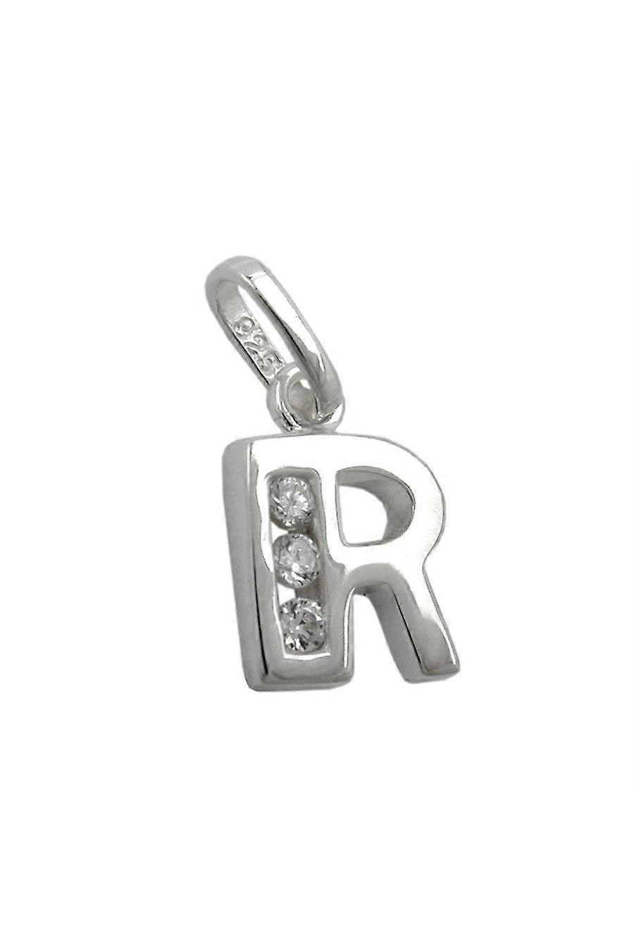 Pendant Initial R With Cz Silver 925 - Gl91444r