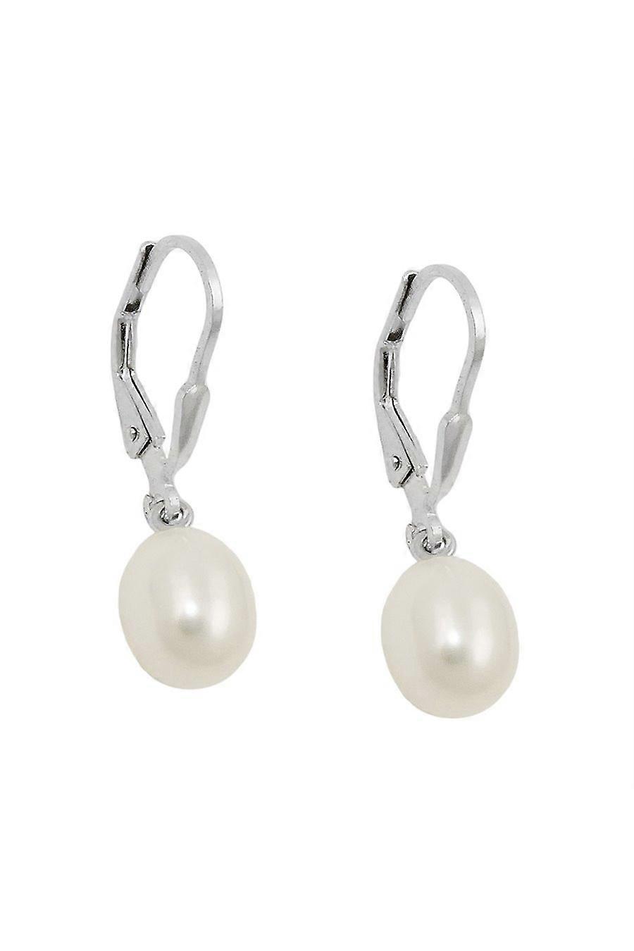 Earring Leverback Pearl Silver 925 - Gl93764