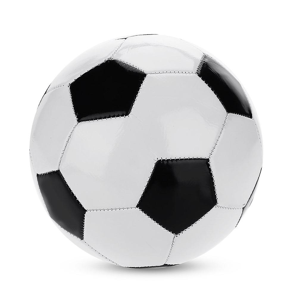 Size 4 Soccer Ball Classic Black and White Standard Training Football for School Practice and Toy Use
