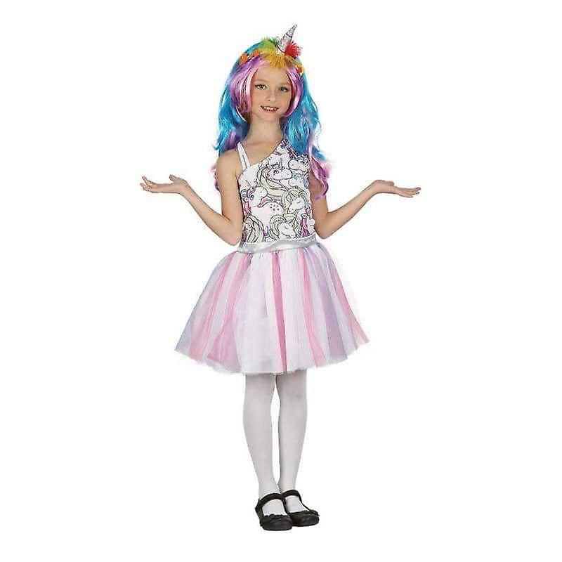 Unicorn Klänning Barn Kostym cf131