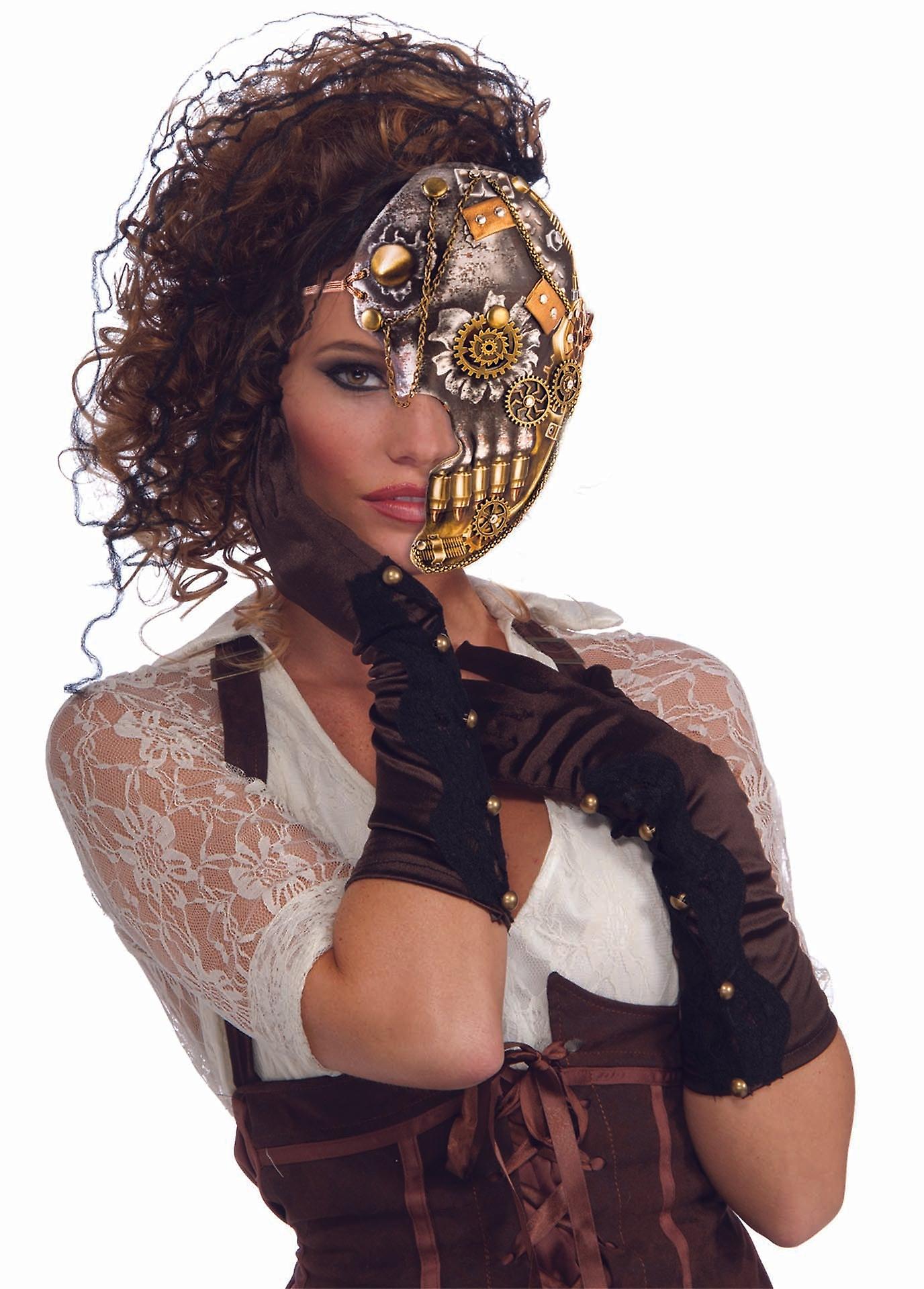 Steampunk Half Mask X81343