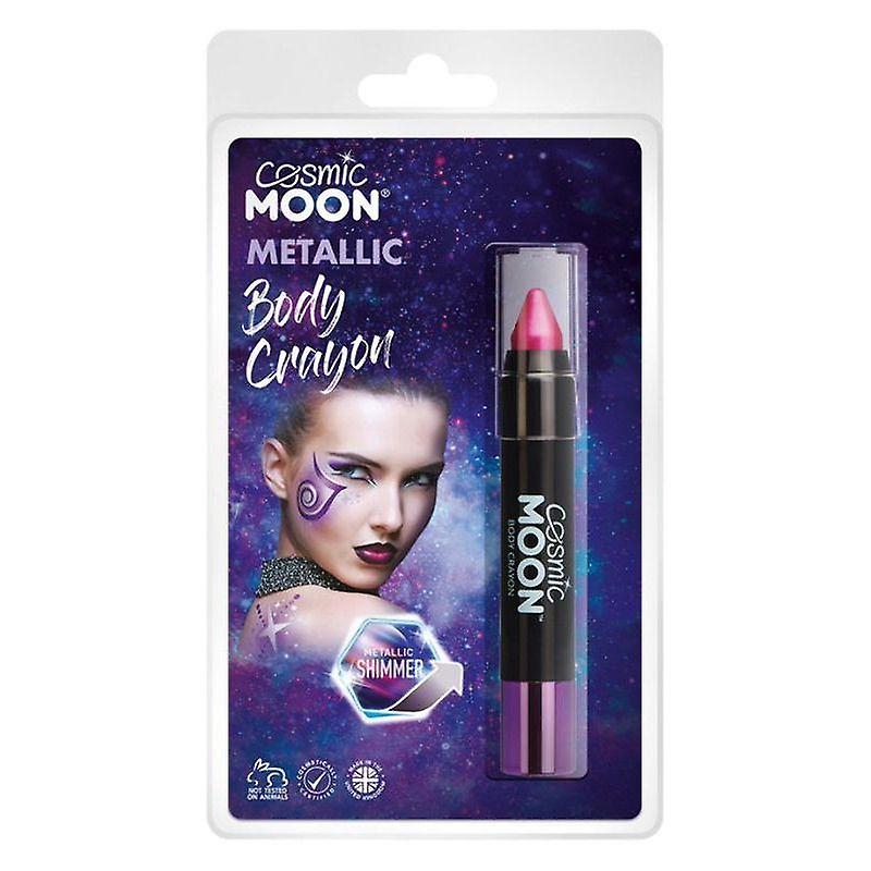 Cosmic Moon Metallic Body Crayons Pink S11241