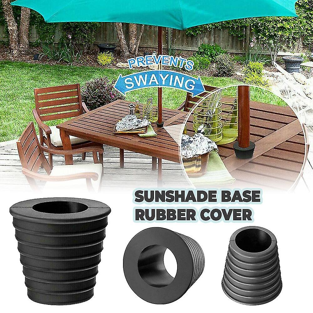 Umbrella Base Rubber Cover Parasol Base Stand Patio Table Hole Ring Plug