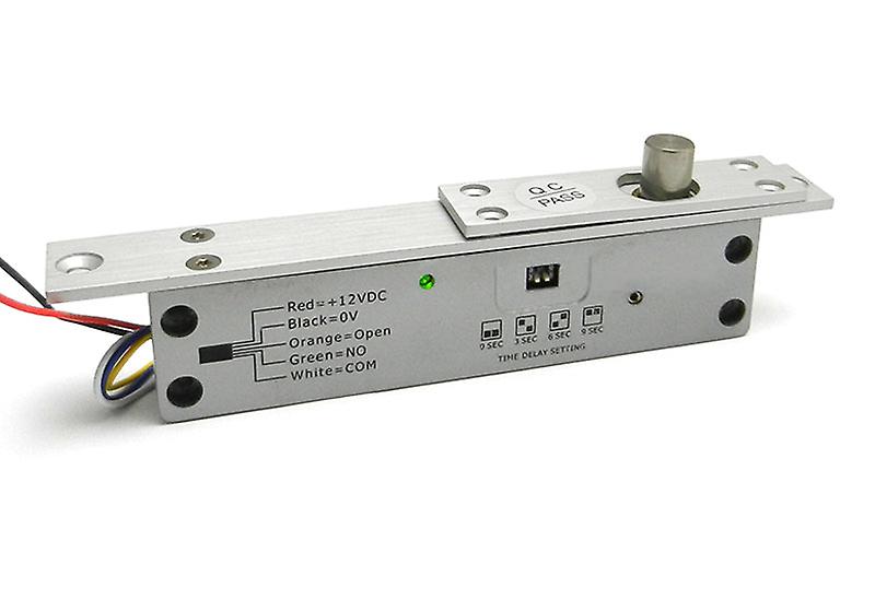 Secure Or Fail Safe Electric Drop Bolt Lock Dc12v Electronic Mortise Locks With Adjustable Time Delay For Access Control