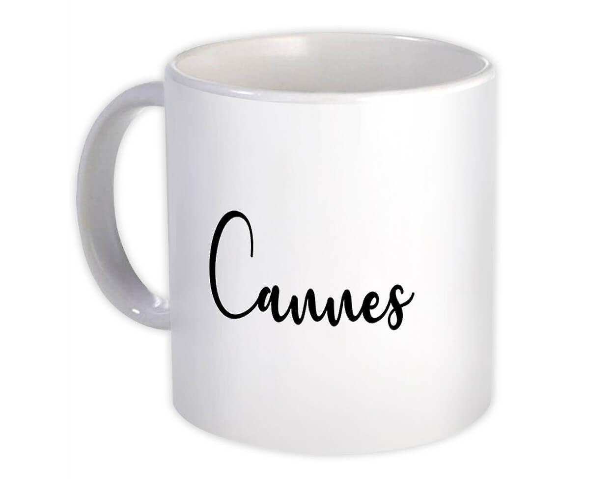 Taza de regalo: Cannes Cursive
