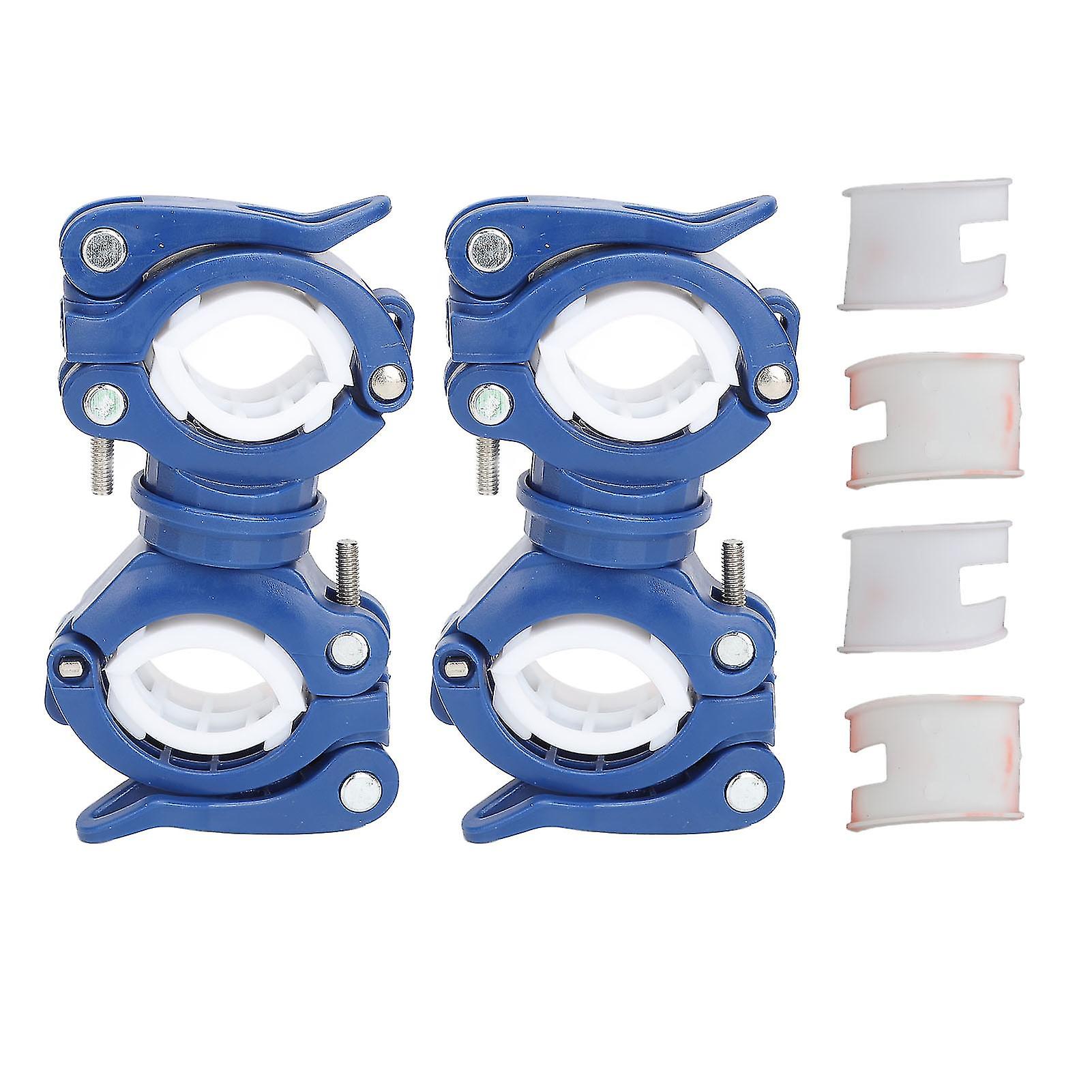 for Walker Rollator - 360 Degree Rotation - Blue White (2 Set)