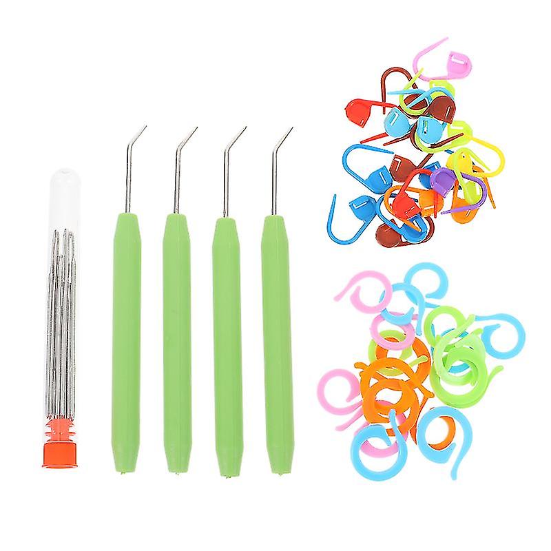 1set Bent Crochet Needles