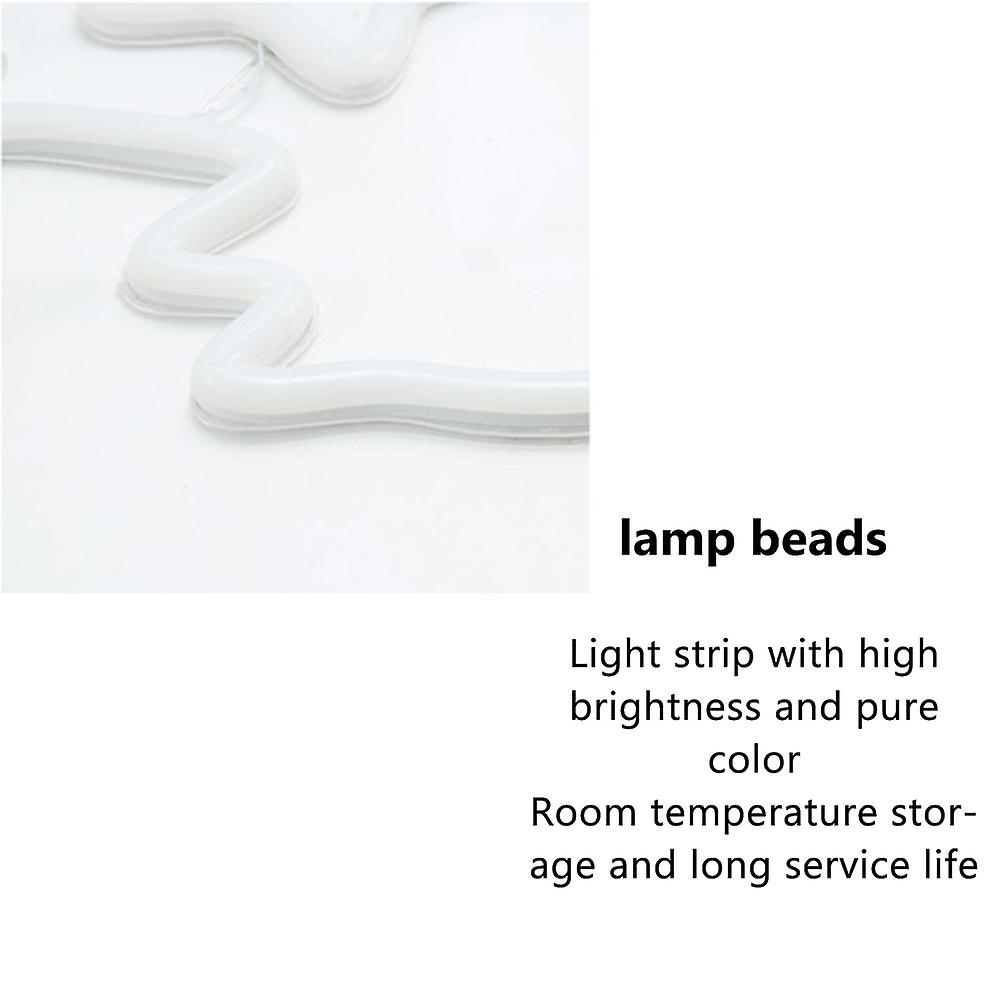 LED-neonskylt för väggdekoration med USB-batteridrivna LED-skyltar för vardagsrum, bar, fest, jul, bröllop