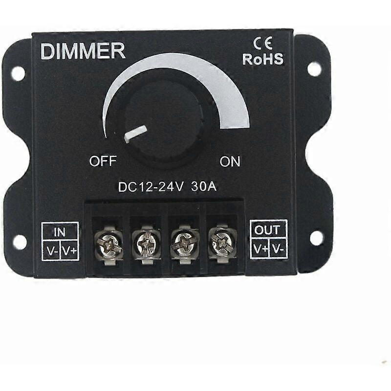 LED Dimmer Controller 12V 24V 30A PWM Dimmer 360W for LED Strips Or LED Light