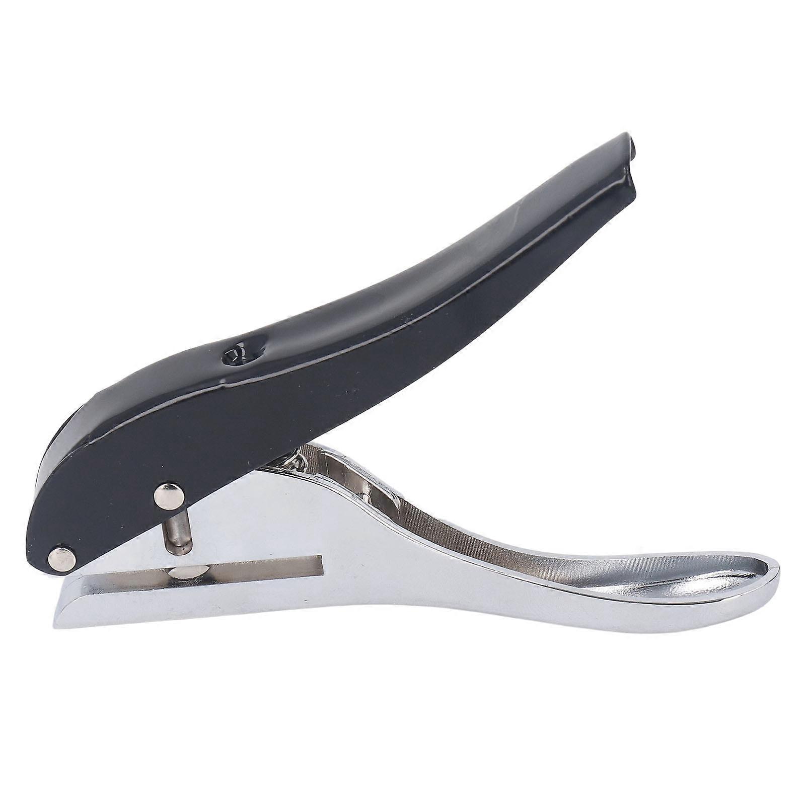 Paper Hole Punch 1 Hole Puncher 8mm DIA 25mm Depth Handheld DIY Tool for Paper File NO.9823