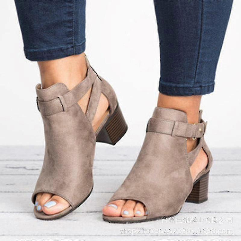 Women's Mid Block Heel Sandals