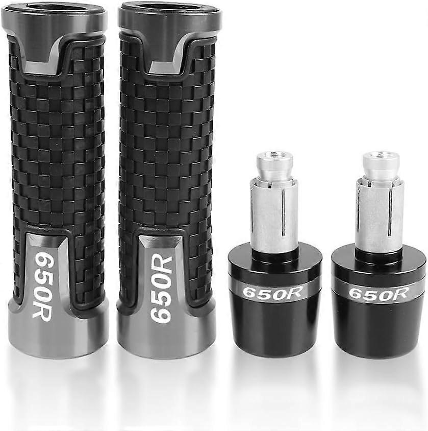 Motorcycle Handlebar Grips CNC for Kawasaki 650R 650 R NINJA650R ER6F 2006-2020 7/8" 22mm Motorcycle Aluminum Anti-Slip Handle Bar Grip Handlebar Hand