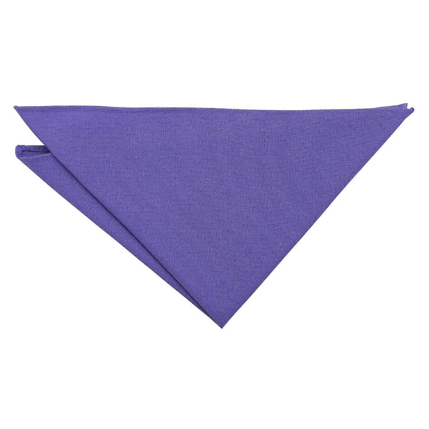 Purple Plain Matte Pocket Square