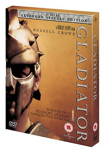 Gladiator Extended Edition DVD (2005) Russell Crowe Scott (DIR) cert 15 3 - Region 2