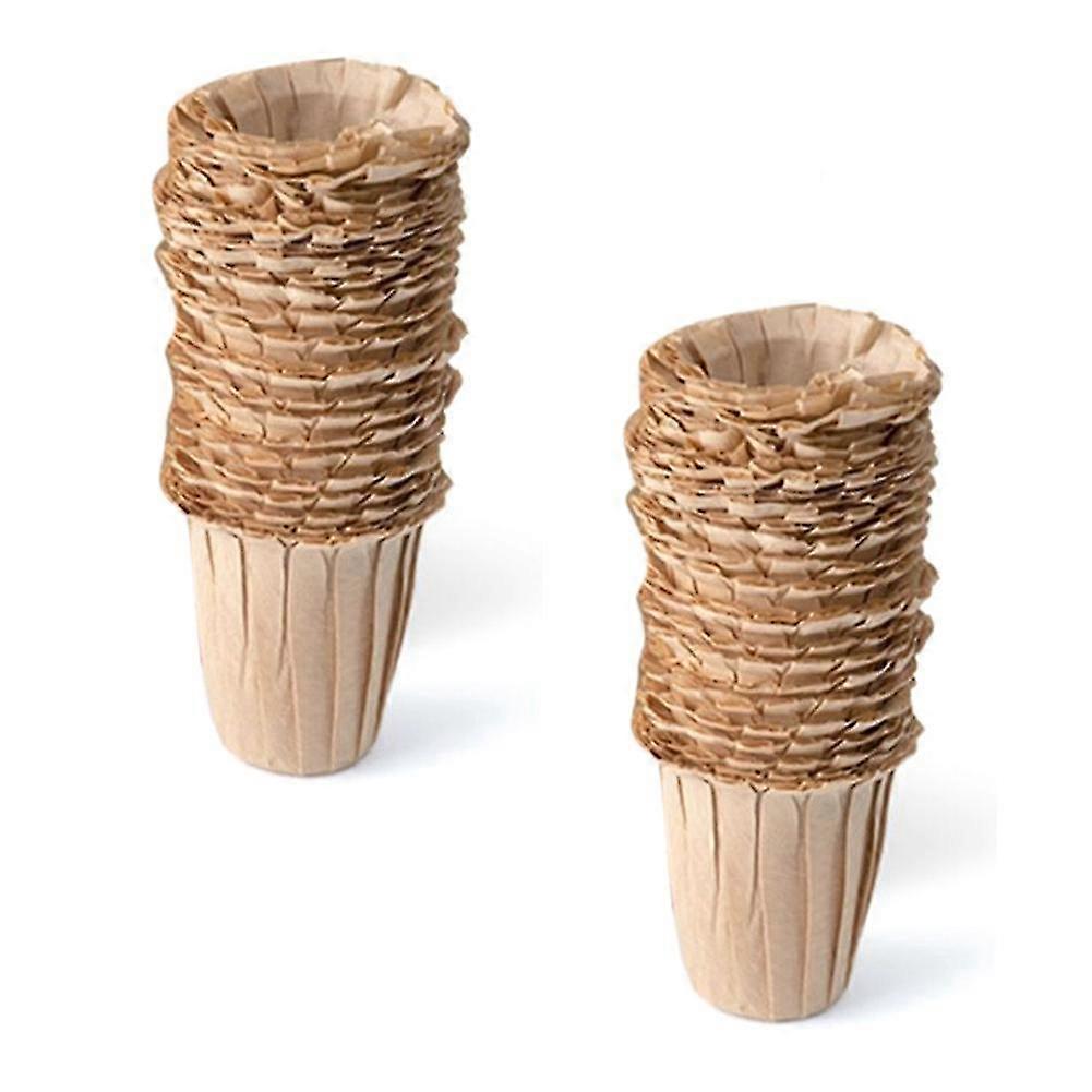 Speciellt kaffefilterpapper för filterkopp Oblekt stockdropp filterpappershink Kaffeverktyg Coff