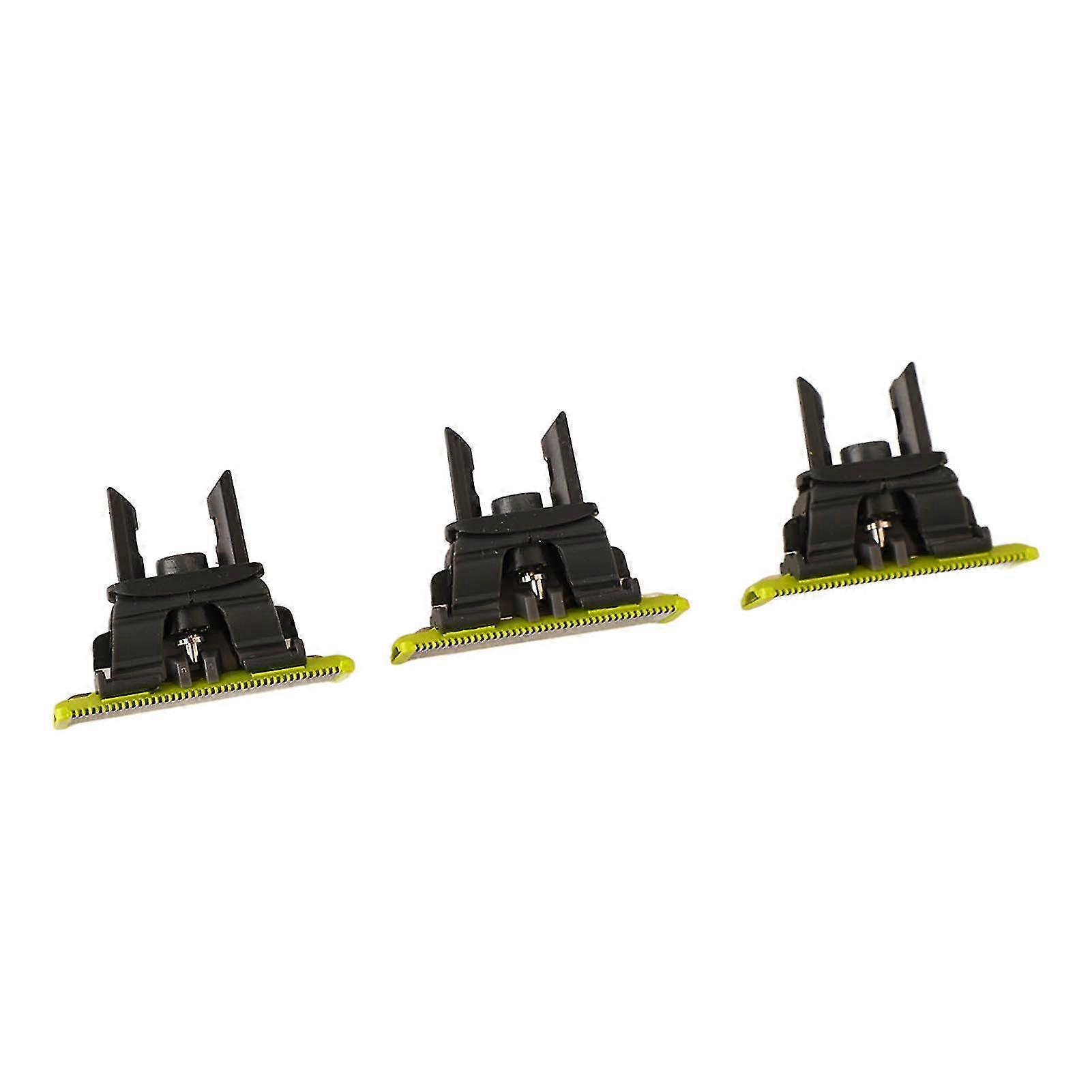 Professional T Shape Beard Trimmer Refill Cartridges - 3pcs Electric Trimmer Replacement Blades for Precise Cutting