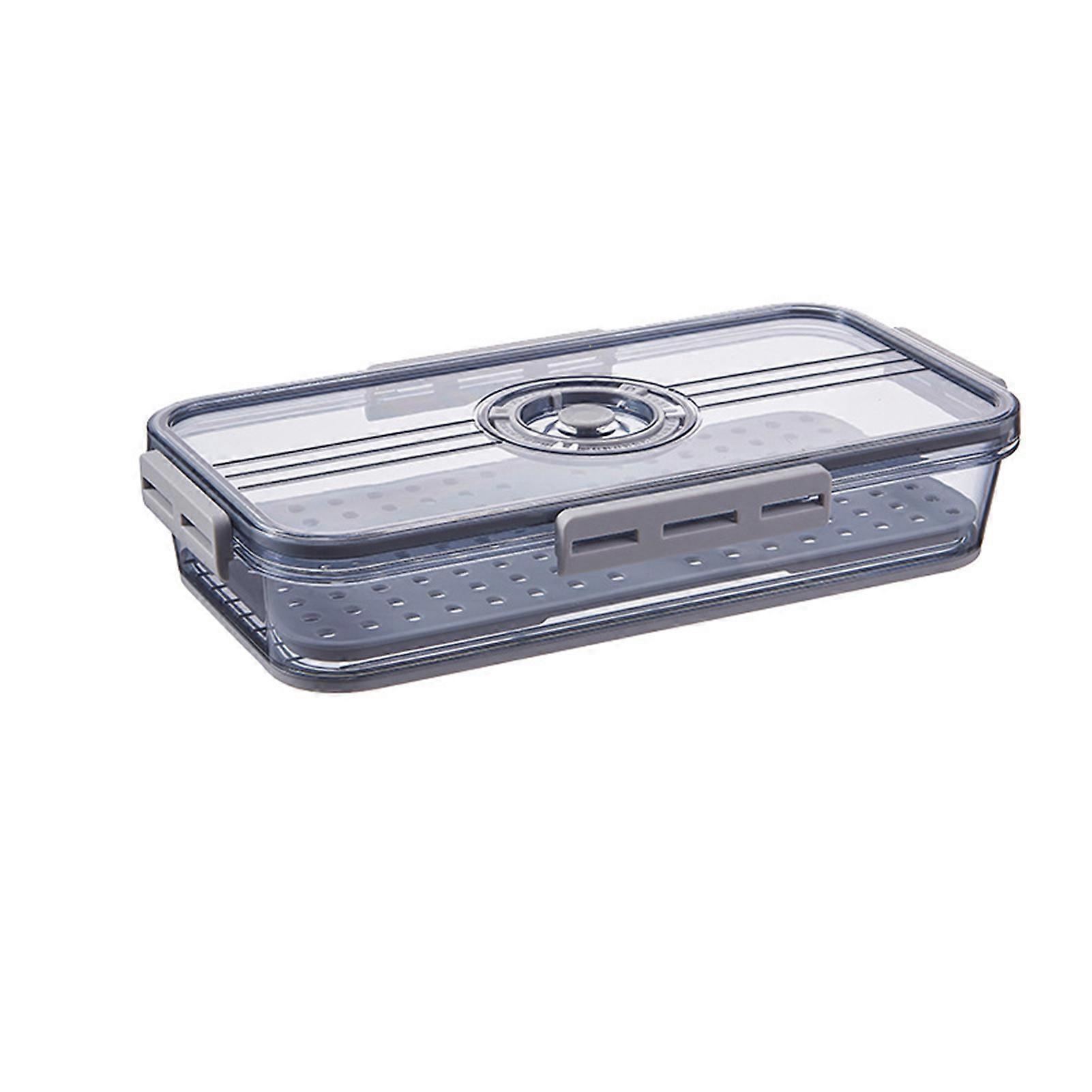 Sealed Transparent Storage Box with Timer Large Capacity Fruit Containers Box Kitchen Accessories