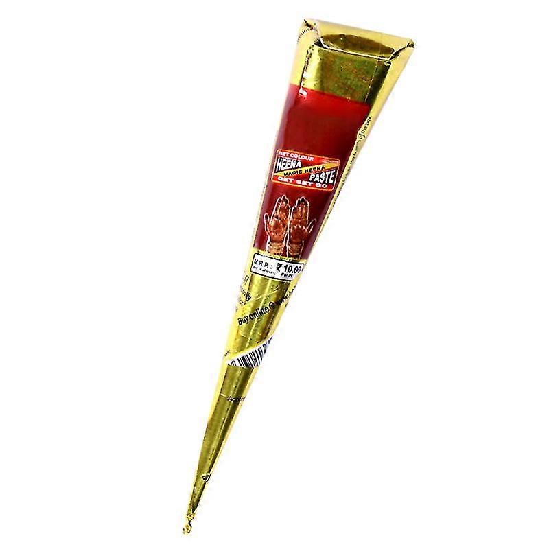 New Henna Tattoo Paste Black Brown Red White Henna Cones Indian For Temporary Tattoo