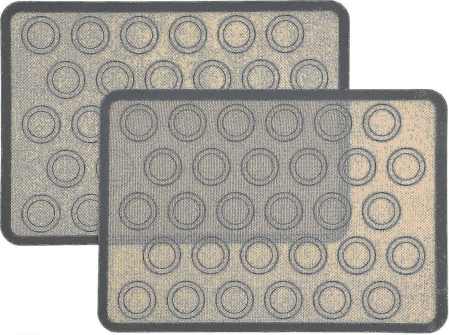 Baking Mat For Macarons Made Of Silicone, 2 Pieces