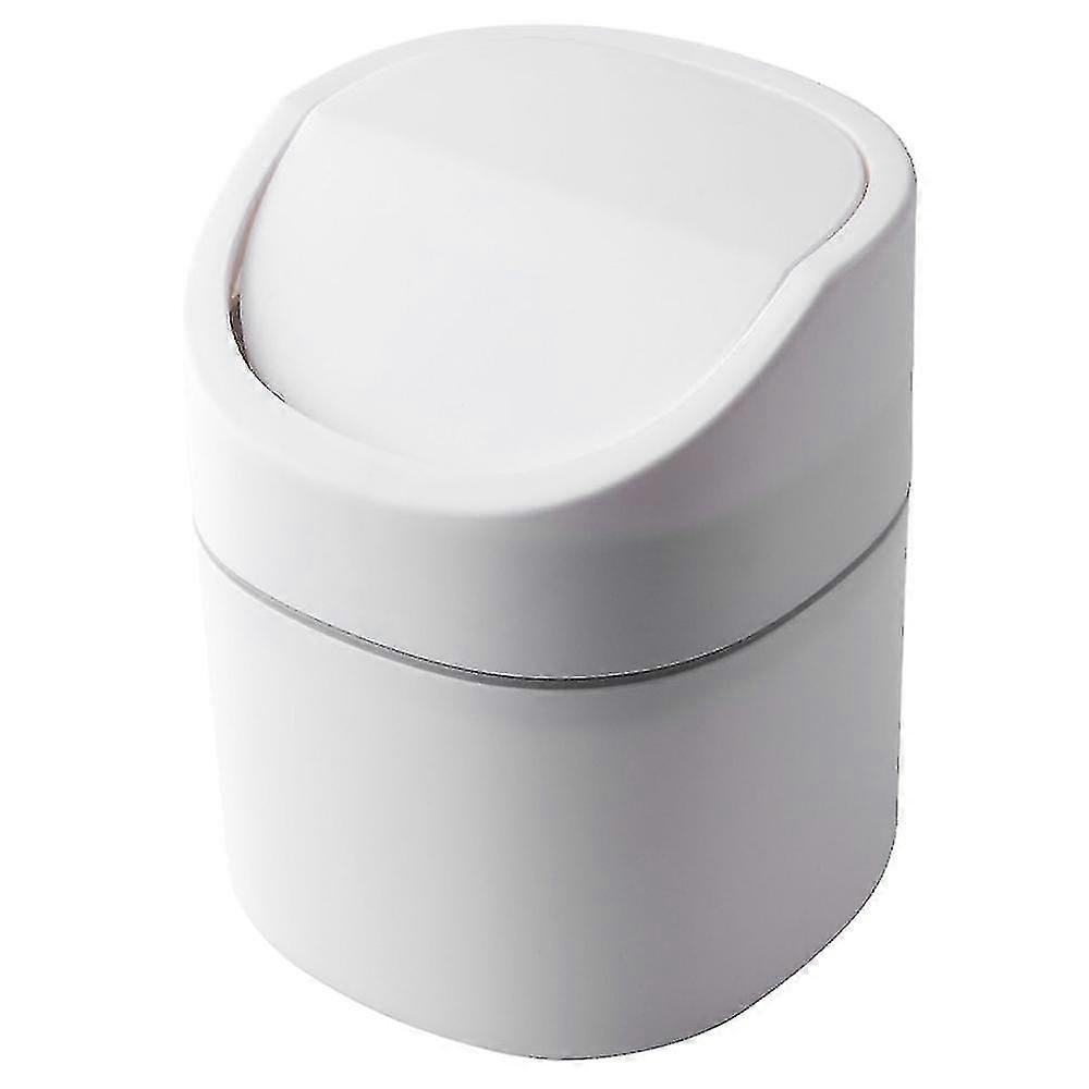 Desktop,tabletop Or Coffee Table Mini Trash Can With Lid