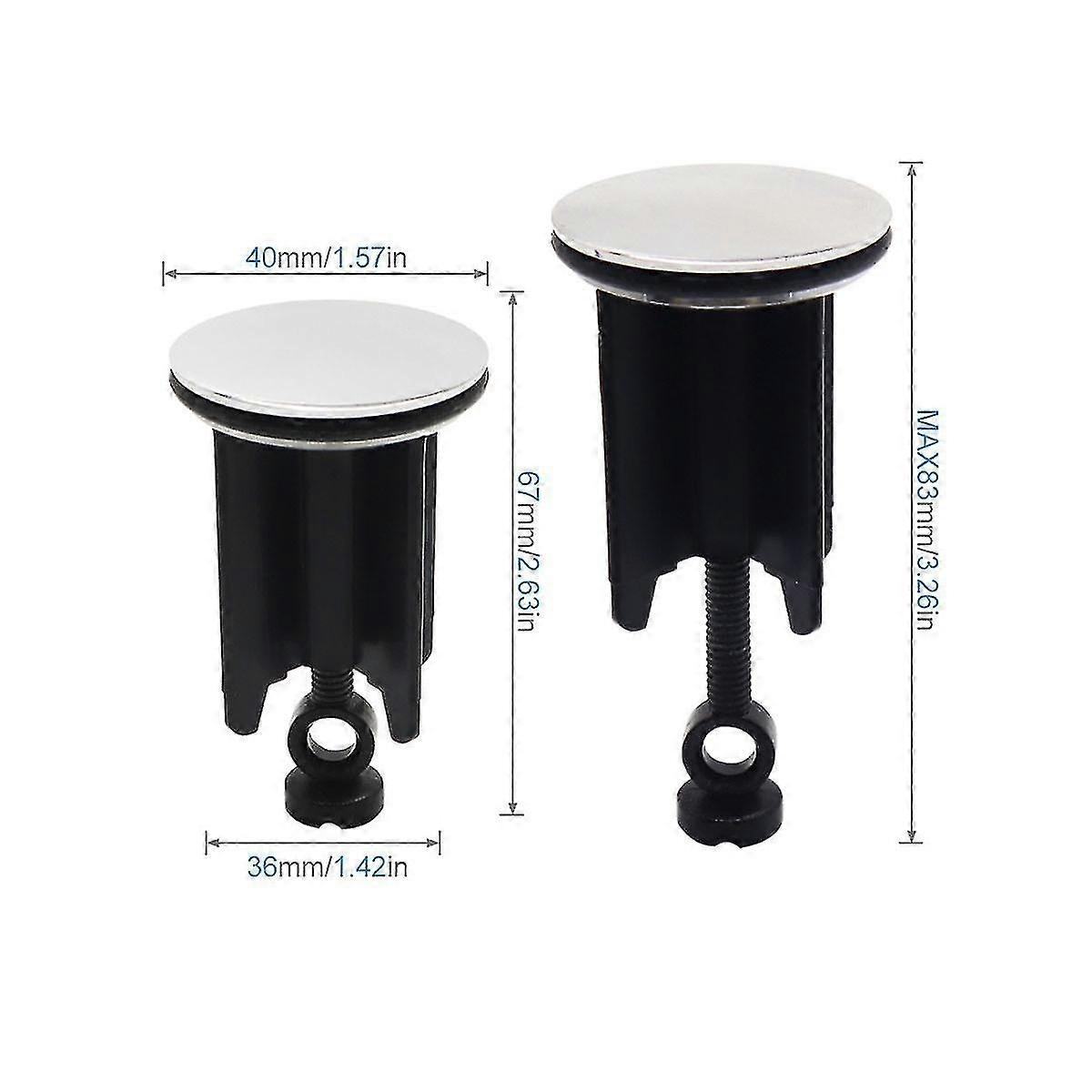 Universal Sink Plug, Badrumshandfat Sink Plug Byte Drain Pop-up Plug Höjdjusterbara badrumspluggar Chumian