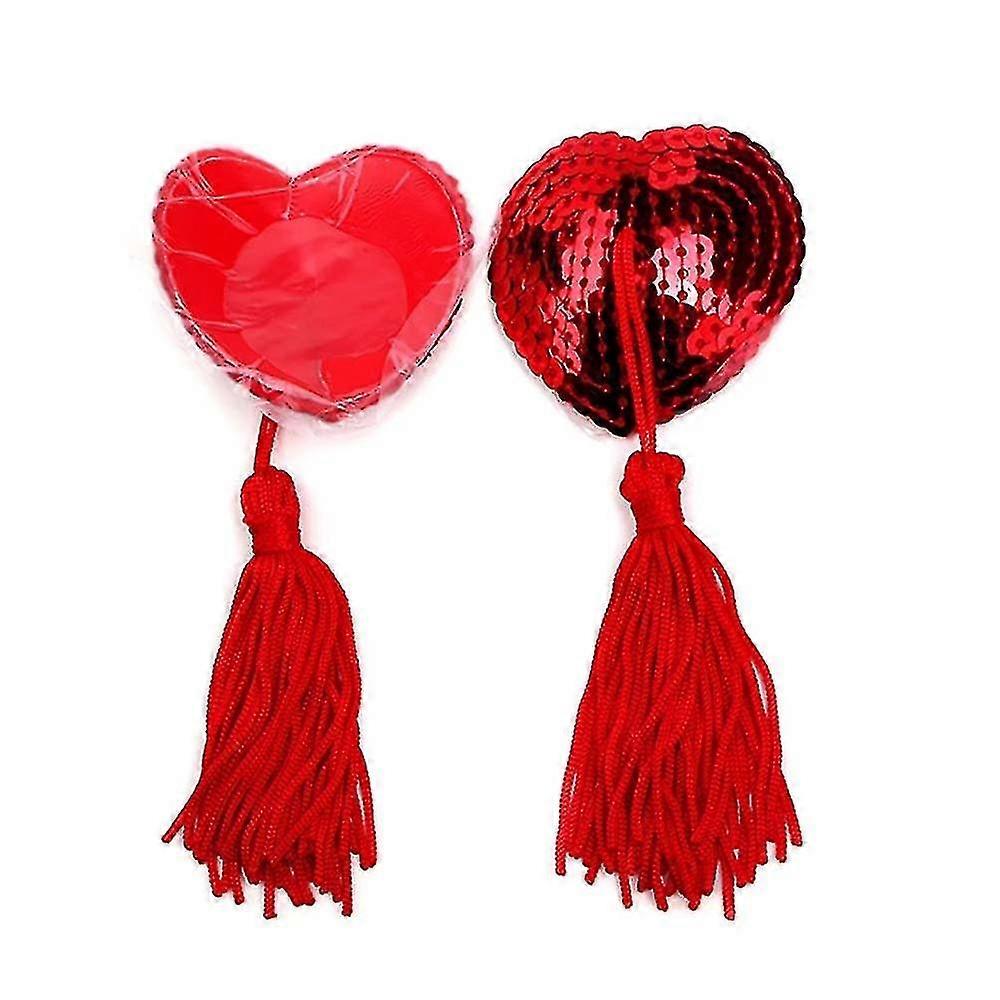 Kvinders Tassle Hjerte-formet BH Brystvorte Covers