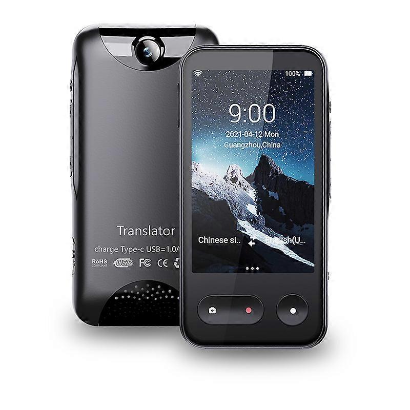 T16 AI Voice Real Time Translator 138 Multi Online Languages Voice-Record 3.1 Inch Big Touch Screen Learning Conversion T12