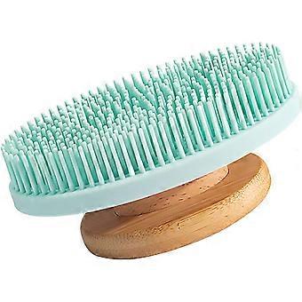 Body Scrubbers for Shower Silicone Body Scrubber Loofah Silicone Shower Brush for Body Silicone Brush Silicone Back Scrubber (Blue)