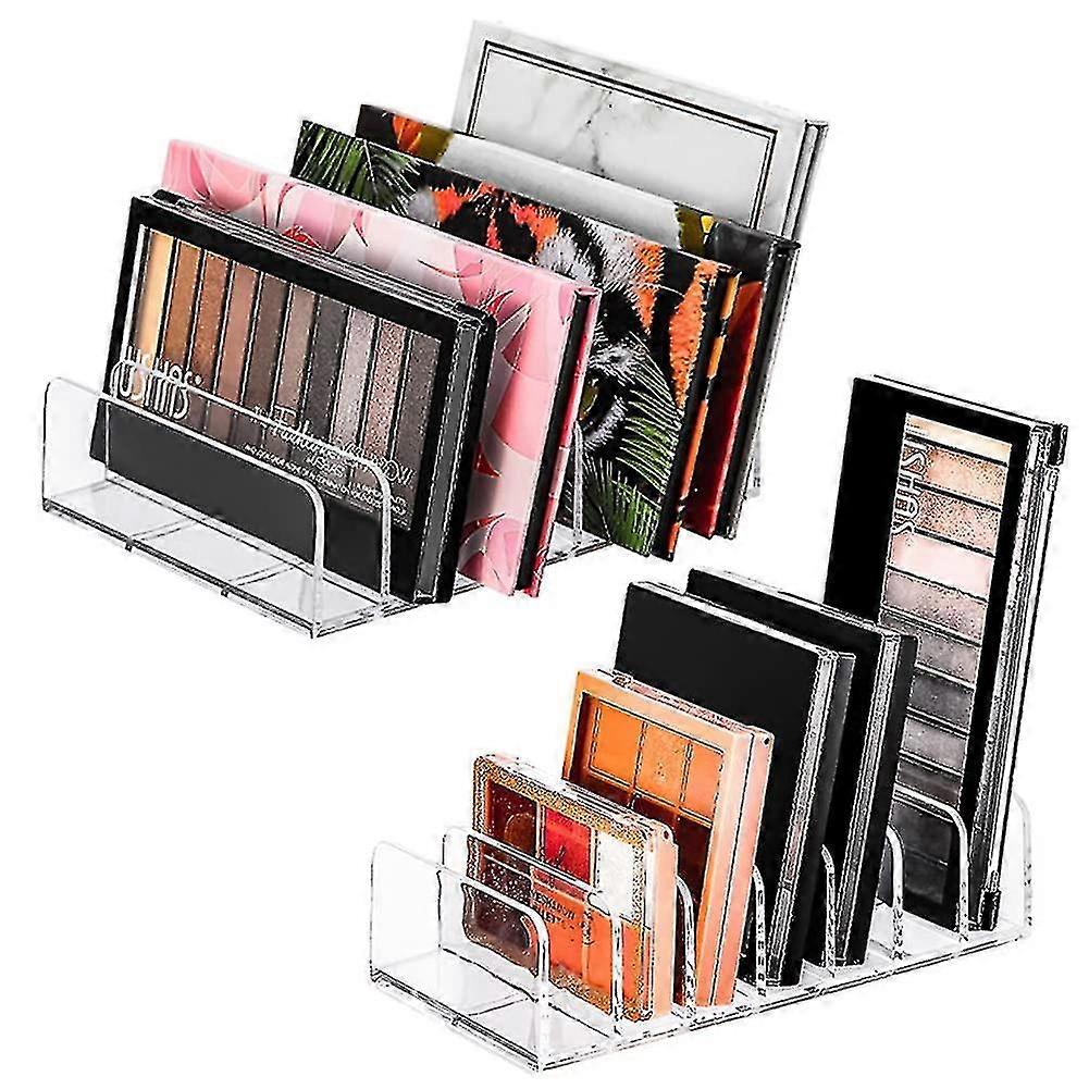 2pcs Eyeshadow Makeup Palette Organizer Compatible With Eye Palette, 7 Sections