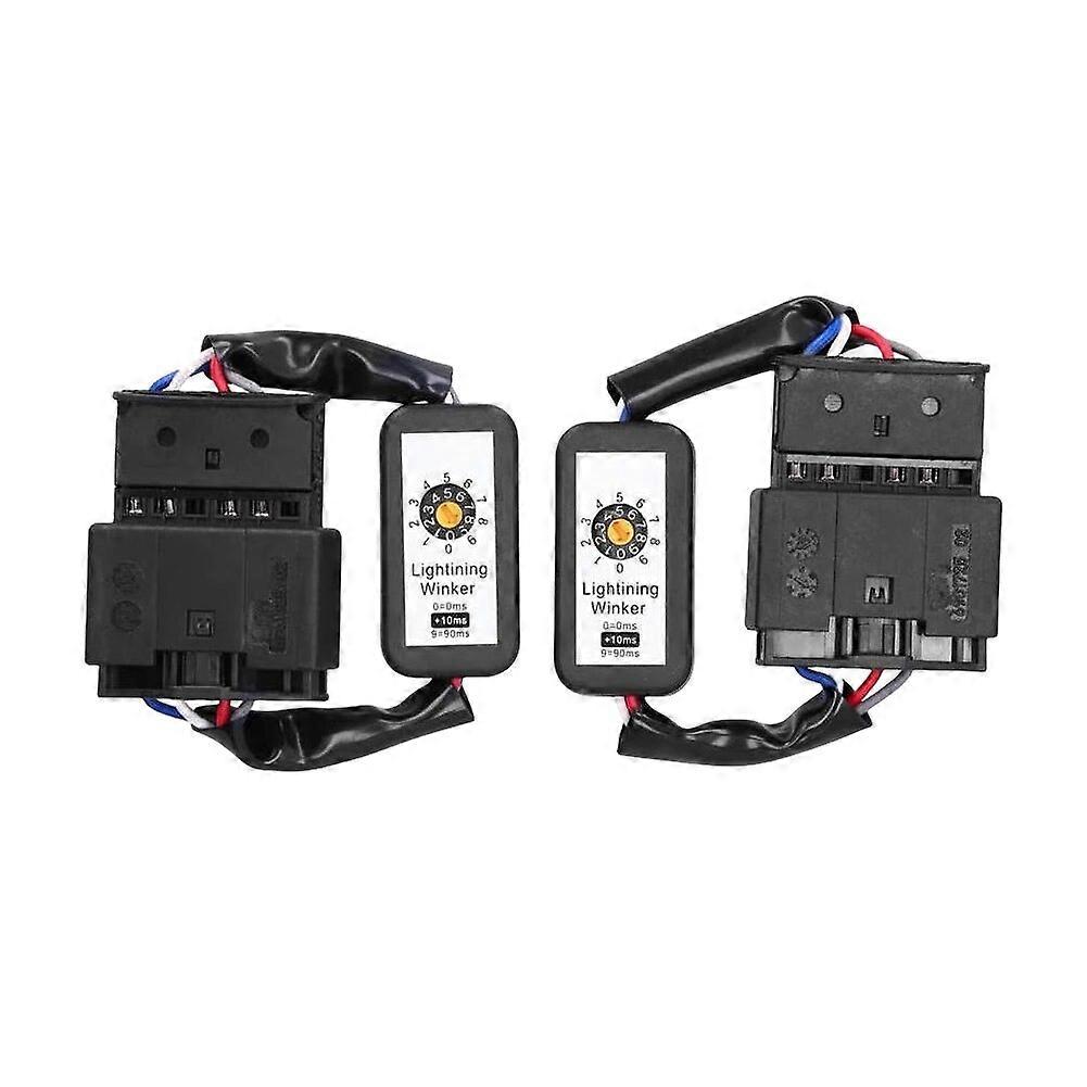 2Pcs LED Tail Light Dynamic Turn Signal Adapter Harness Blinker Add-on Module Kits Fit for BMW 3/5 series /X3/X5 Car Turn Signal