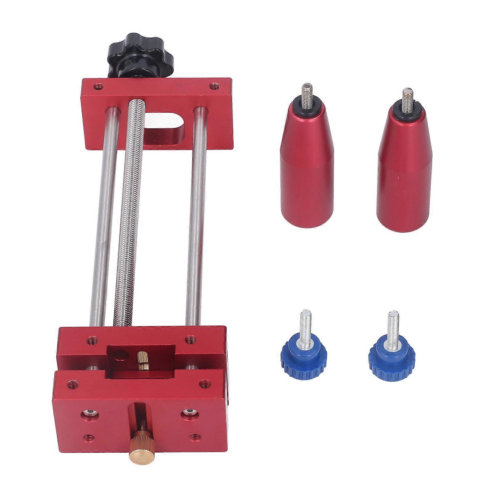 Woodworking Tenoning Safety Clamp Aluminum Alloy Manual Pusher Guide Clamp for Router Table Saw