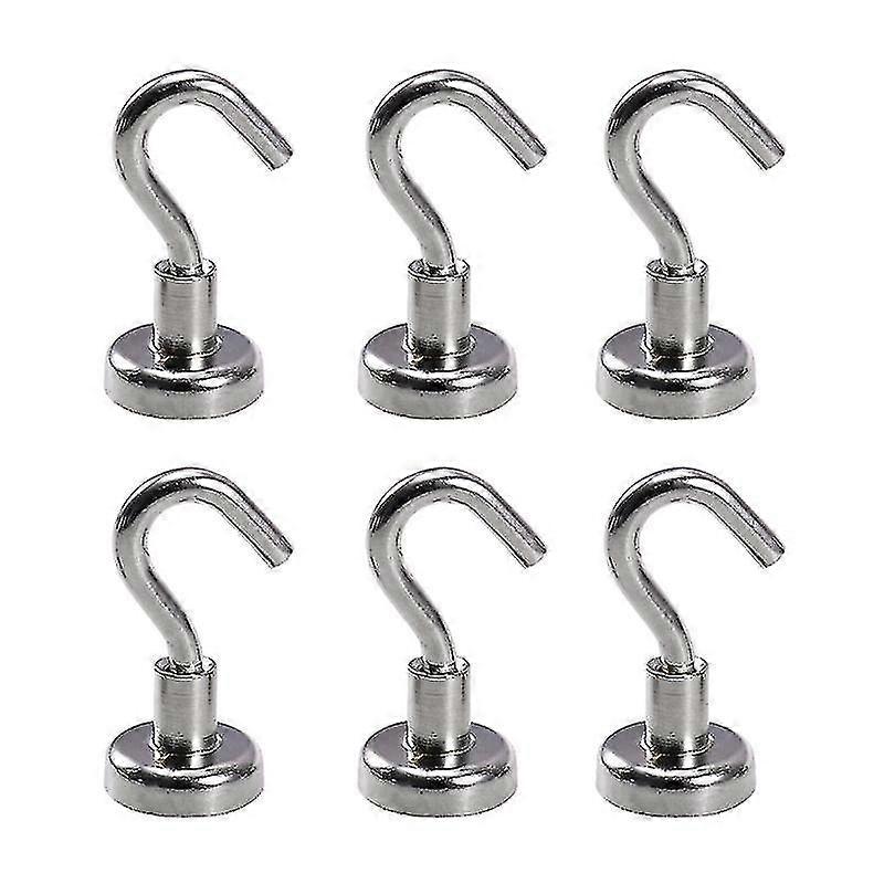 6 Pcs Heavy Duty Strong Magnetic Hooks For Storage And Organization Home Kitchen Accessories (d16)