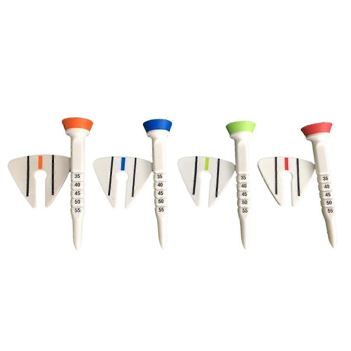 New Upgrade Golf Tee with Package Set Golf Seat Internet Celebrity Plastice Tee for Golf Height Adj