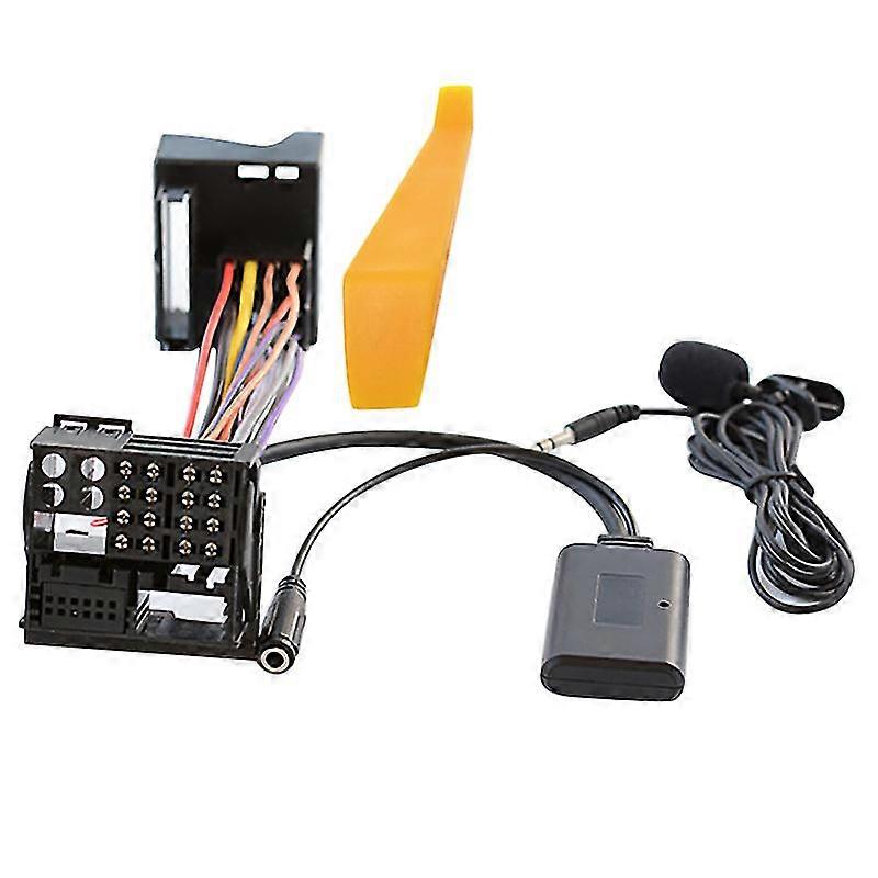 Car Bluetooth 5.0 Aux Cable Microphone Handsfree Mobile Phone Free Calling Adapter for OPEL CD30 Mp