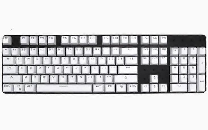 Mechanical Keyboard Universal Keycap, Oem Height, Abs Pbt 104 Key English Character Translucent Keycap
