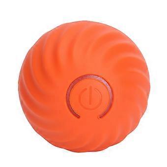 Interactive LED Cat Toy Ball USB Rechargeable 360 Degree Rotating Smart Ball for Pets