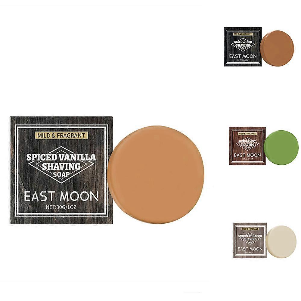 Shaving Soap for Men with Moisturizing Vegetable Oil Softens Beard Reduces Irritation Rich Foam for Gentle Skin Care