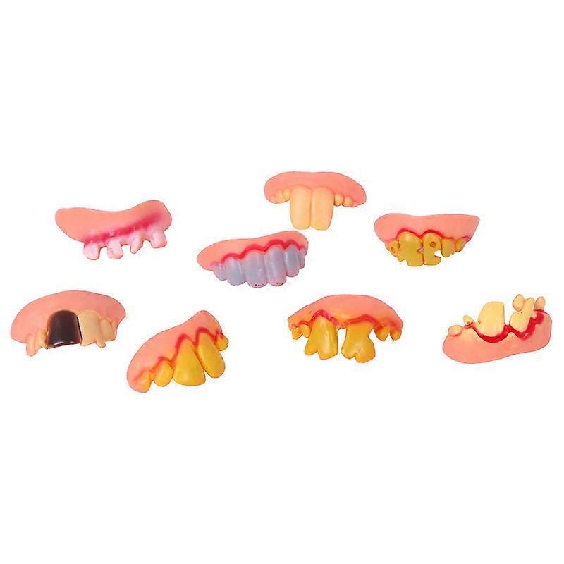 Funny Teeth Fake Halloween Teeth Decoration (1sets-mixed Style)