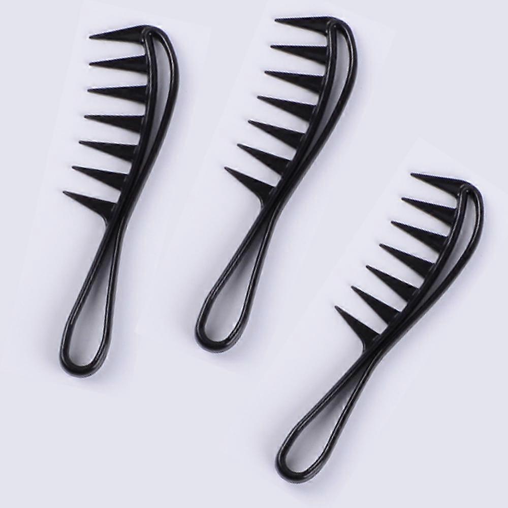 3 Pieces Wide Tooth Detangling Comb Shower Flexible Comb Wide Spacing Teeth Comb Anti-Static Detangling Shampoo Comb for Long, Thick, Curly, Wet, Dry 