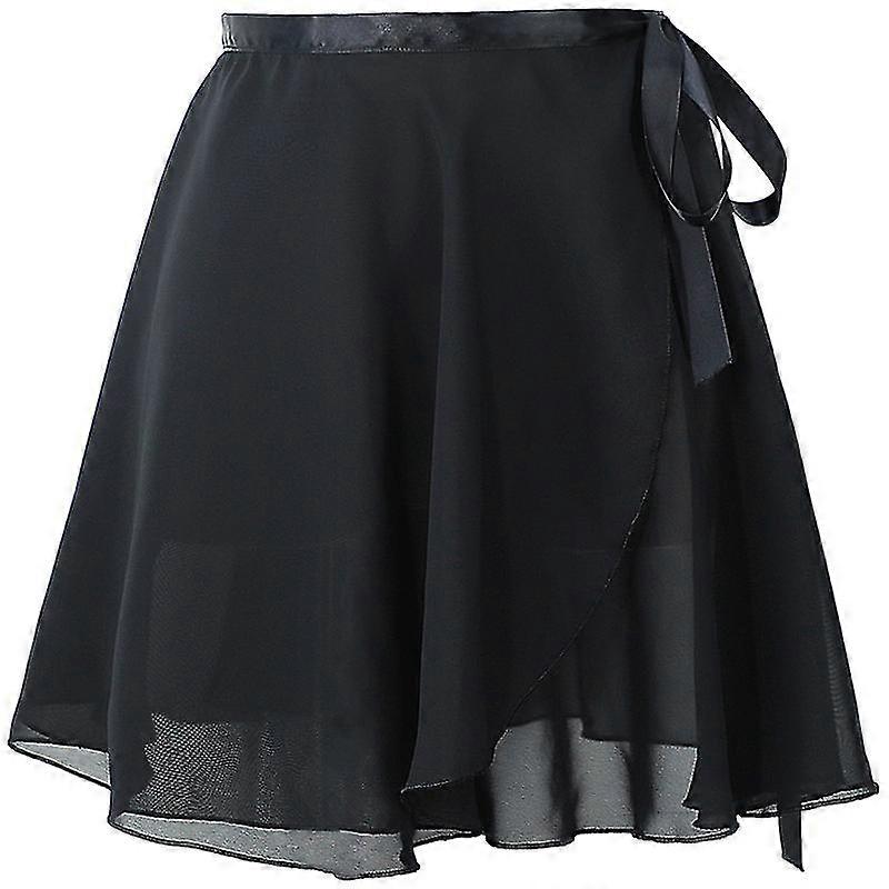 Ballett Chiffon Ballett Training Tanz Kleid Erwachsene Tanz Training Kleid (Schwarz,S)